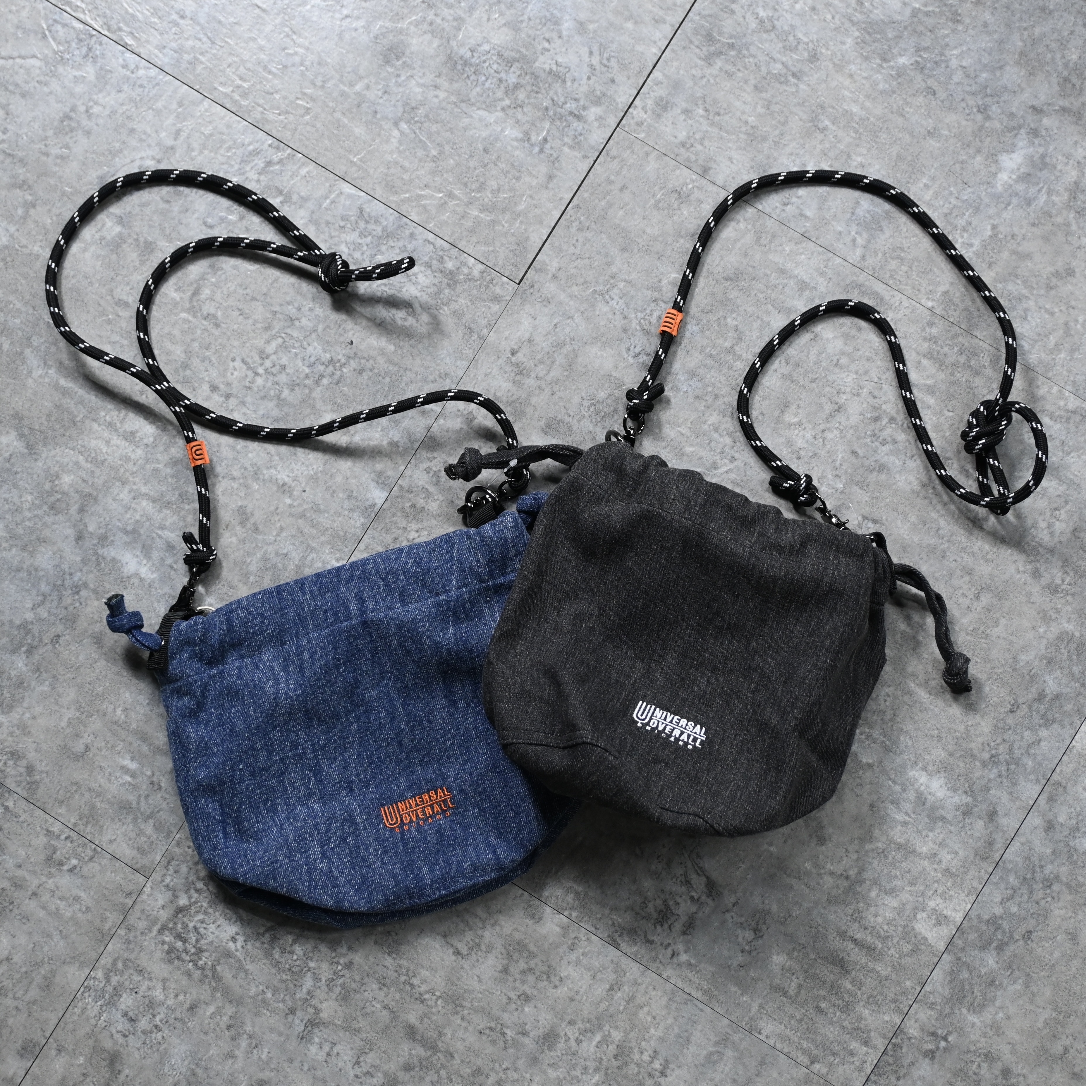 Universal Overall JP Denim Drawstring Bag