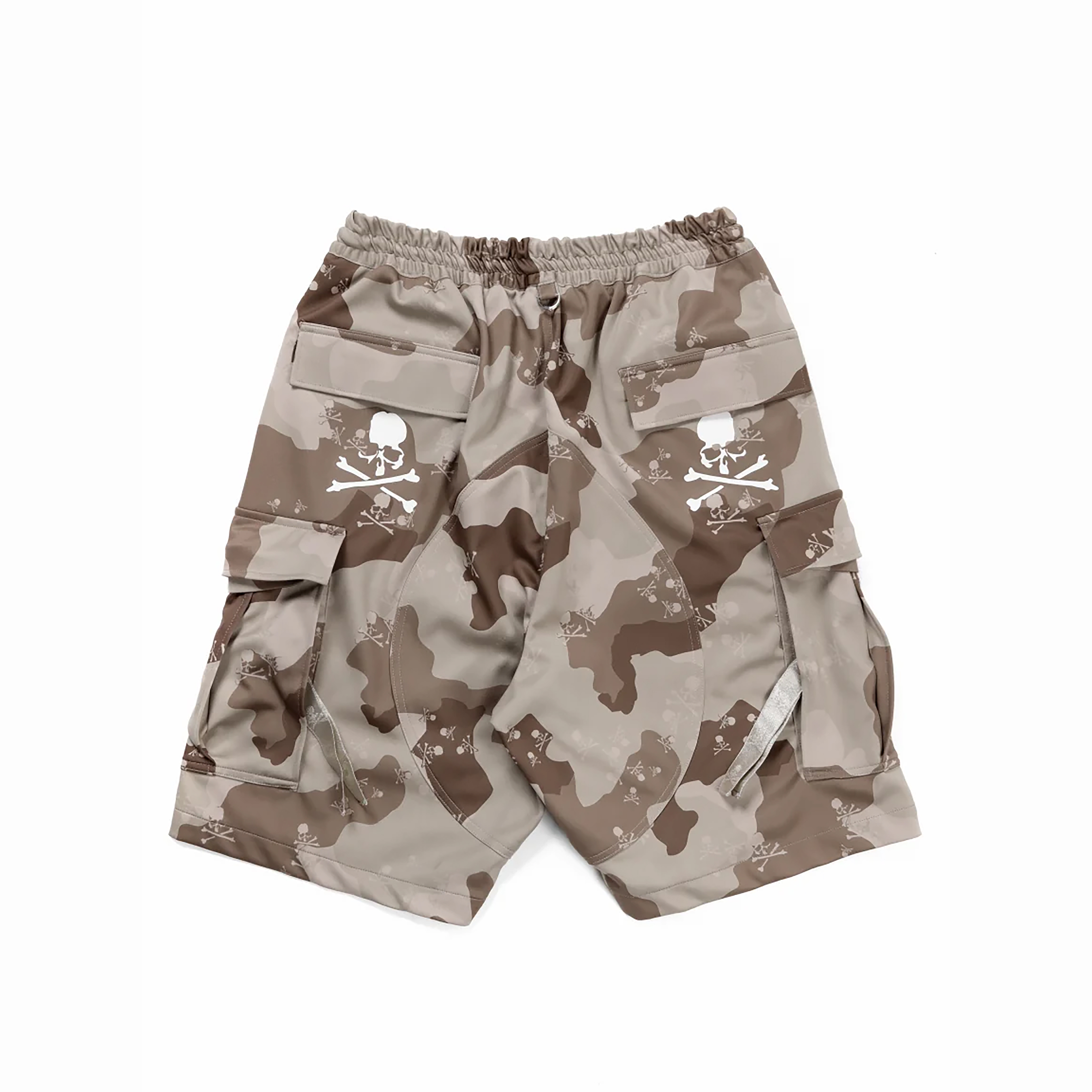 MASTERMIND WORLD MW JERSEY CAMO SHORT (DESERT) 沙漠迷彩 雙骷髏 短褲-MW25S14-PA062