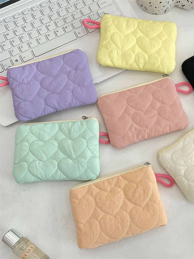 《5738》愛心糖果色零錢包