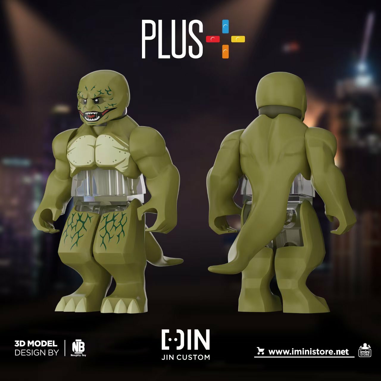 [JIN Custom] [In Stock] The Lizard [PADprinted]