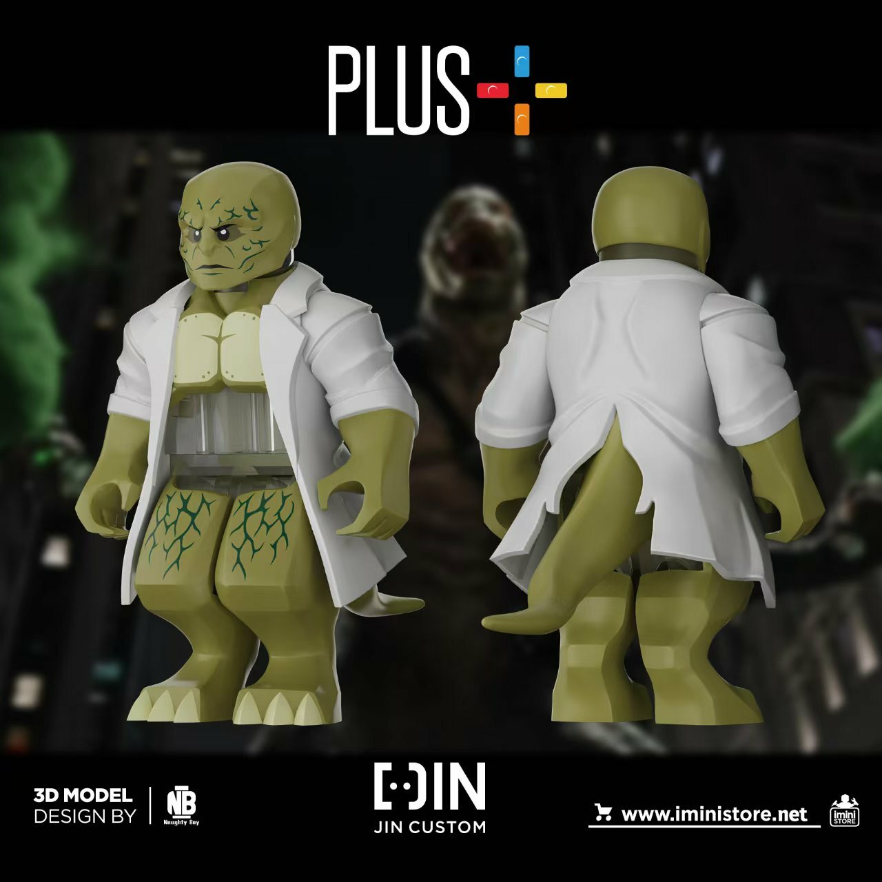 [JIN Custom] [In Stock] The Lizard [PADprinted]