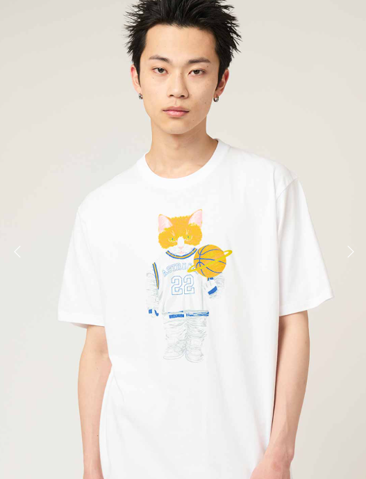 graniph 籃球貓T-Shirt (男女可著)