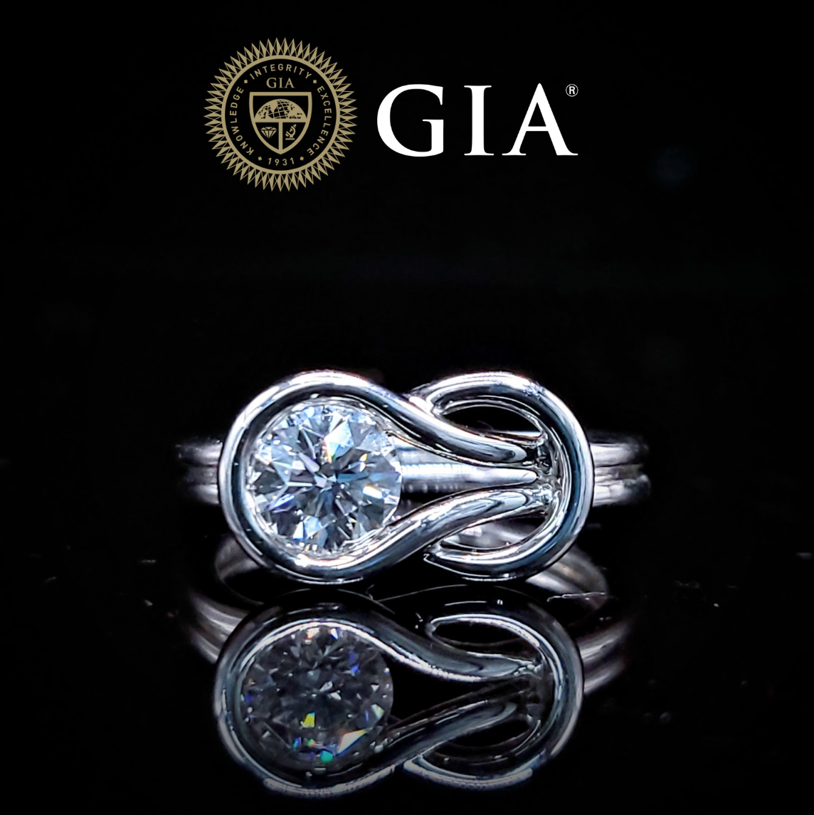 18K White Gold 0.68ct Diamond Ring