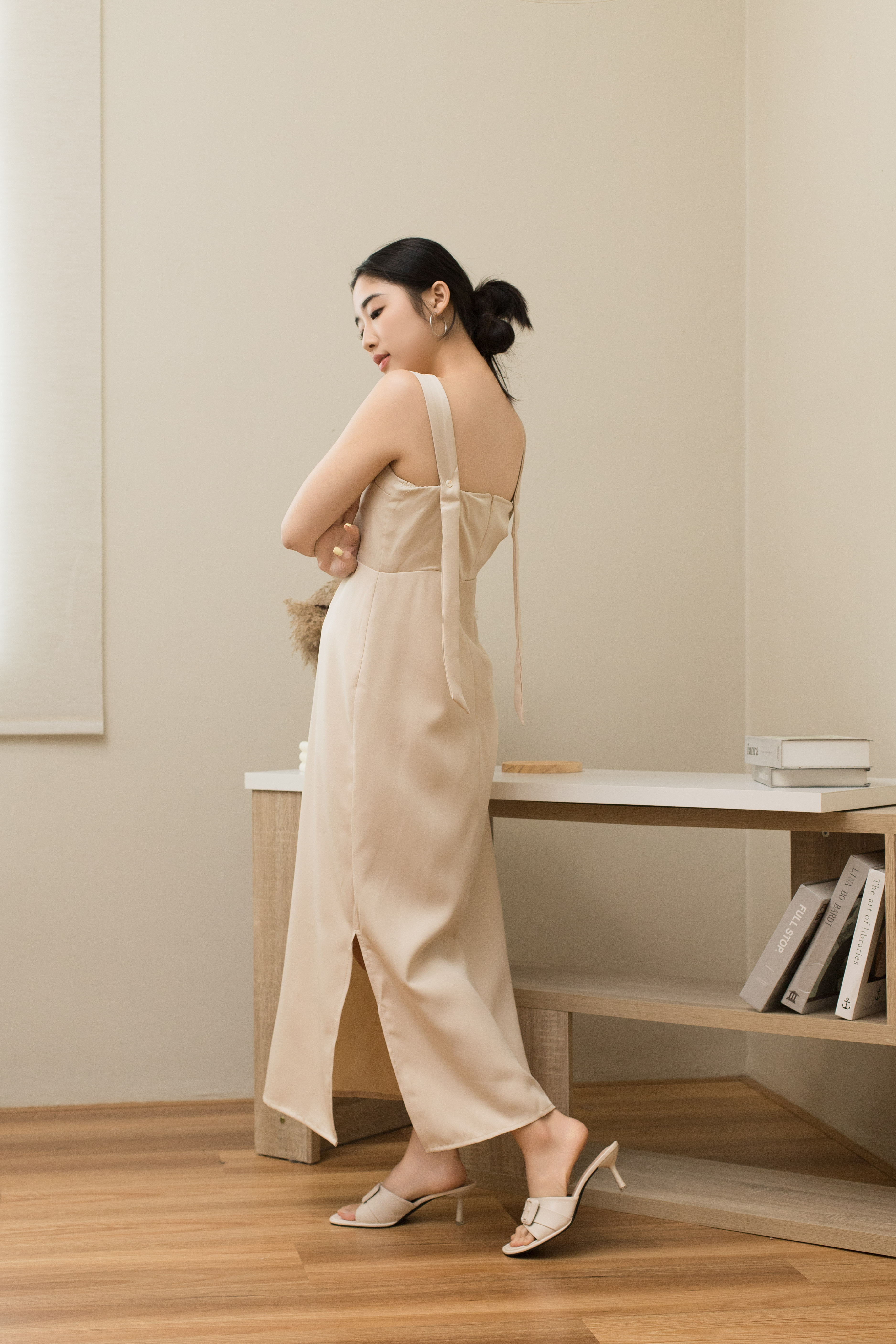 Rummi Dress Beige - 2057DLBEI