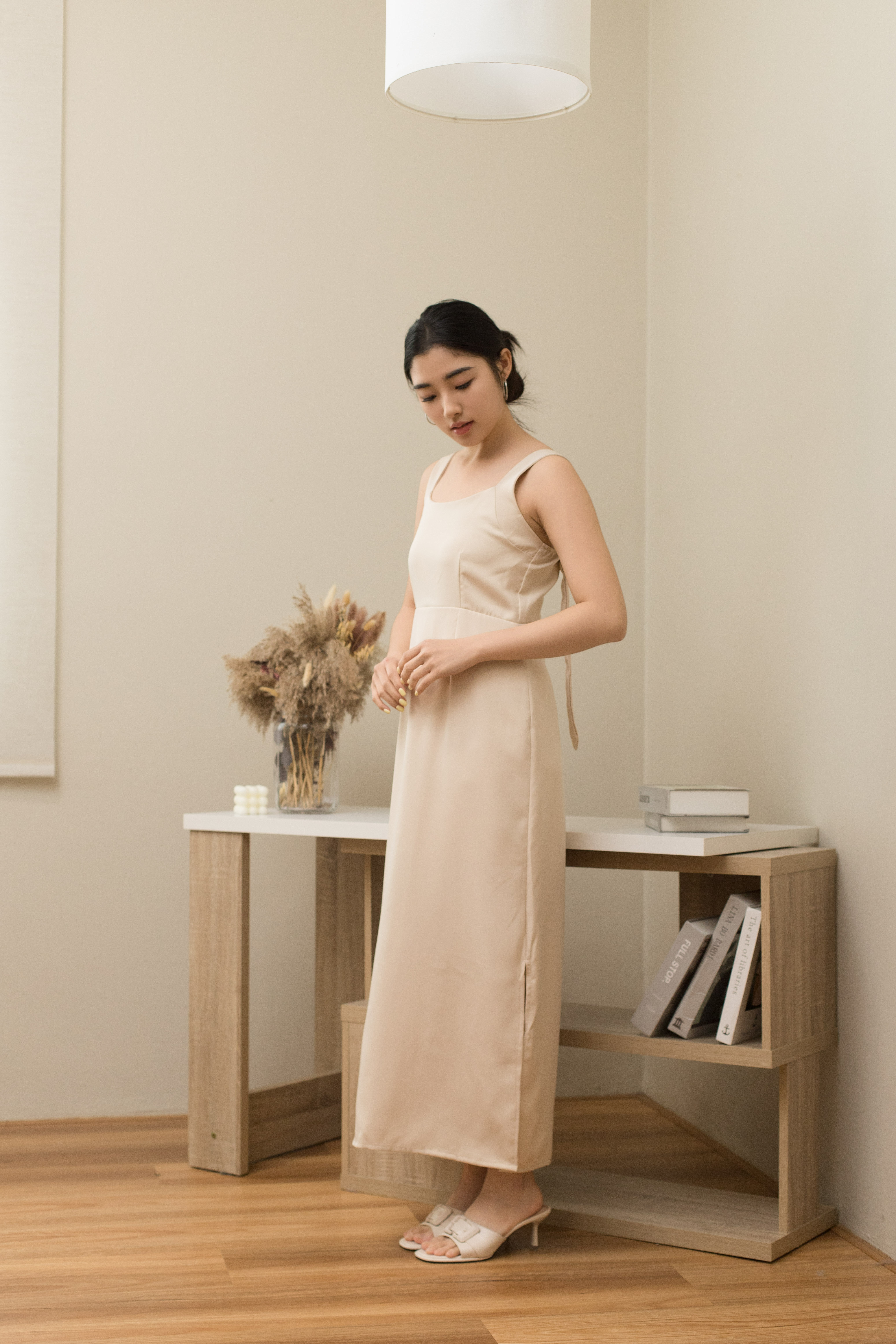 Rummi Dress Beige - 2057DLBEI