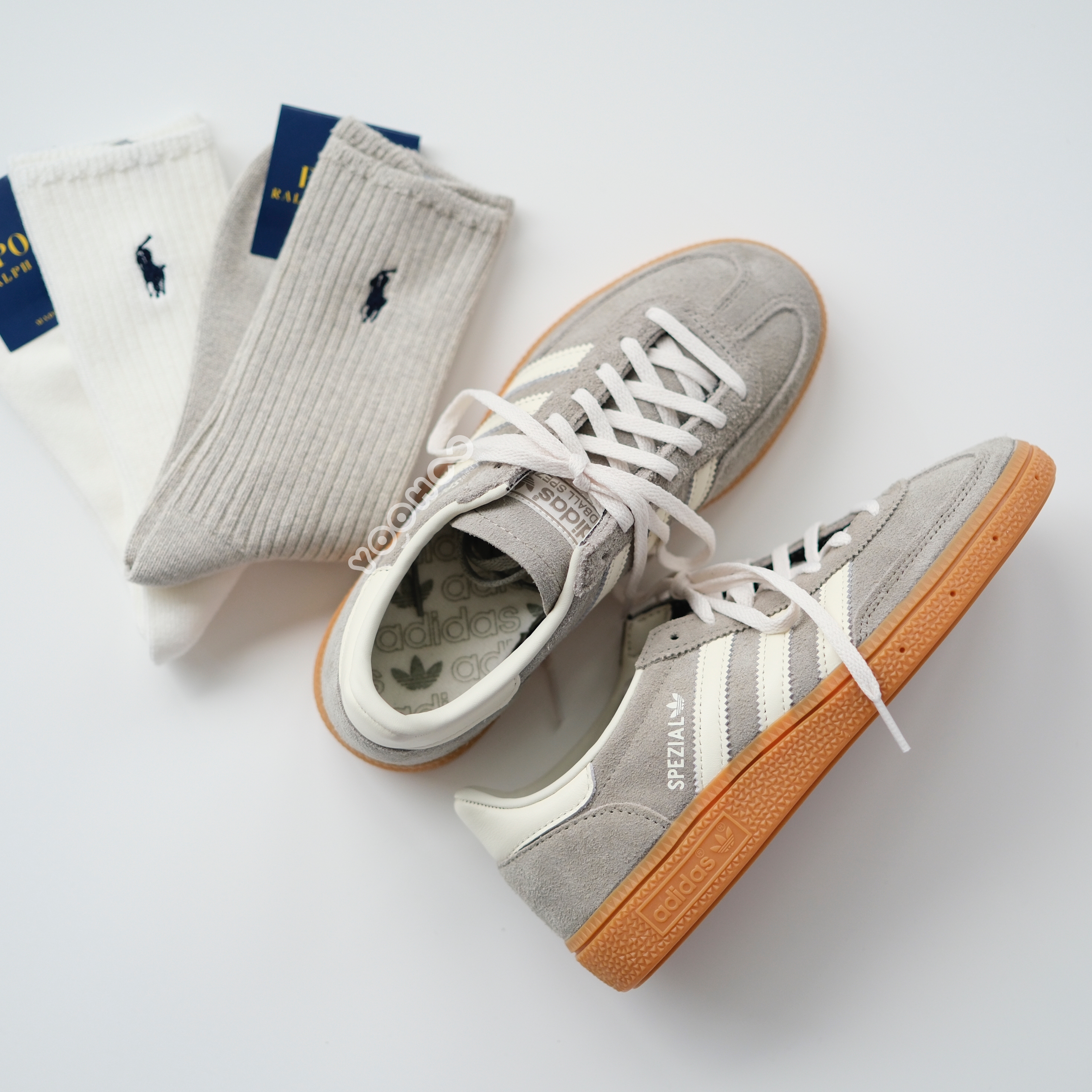 預購┃adidas HANDBALL SPEZIAL W 麂皮 灰色