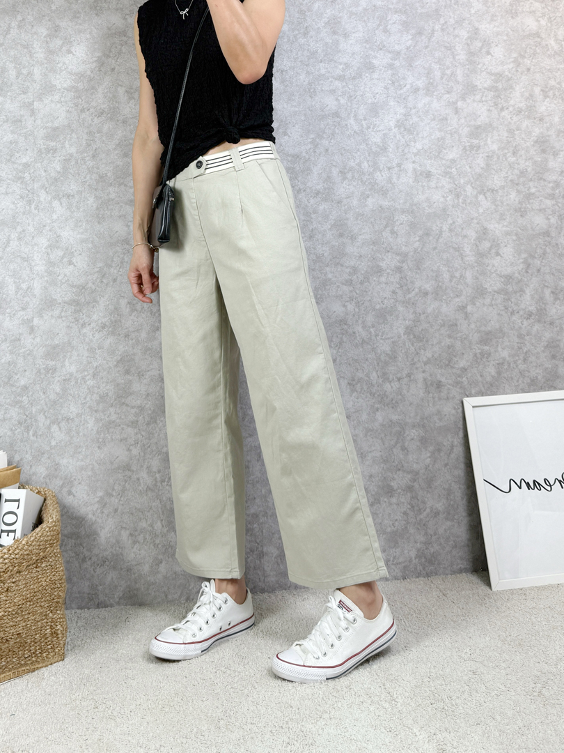 闆娘推薦~就愛褲頭有點不同的舒適寬褲