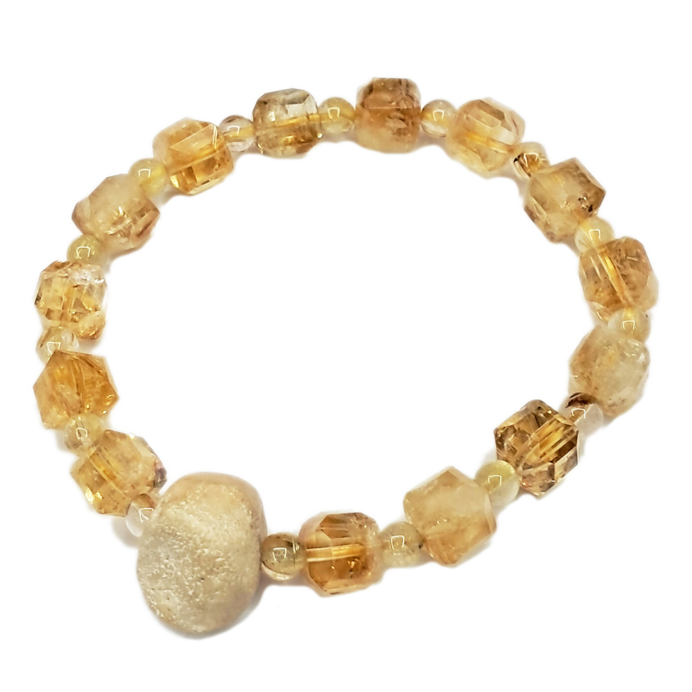 跳出舍利&鈦晶&黃晶{方糖}8mm【十方】154411