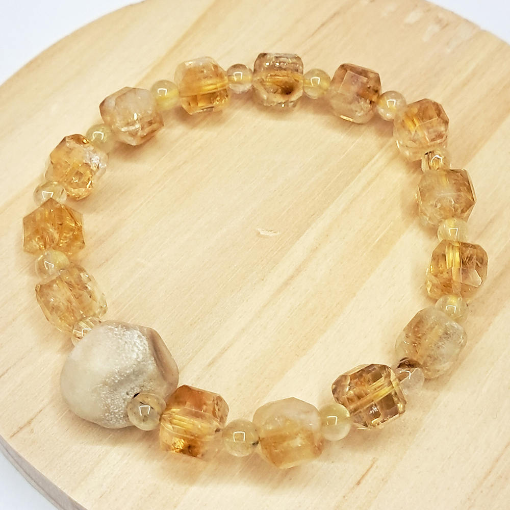 跳出舍利&鈦晶&黃晶{方糖}8mm【十方】154411