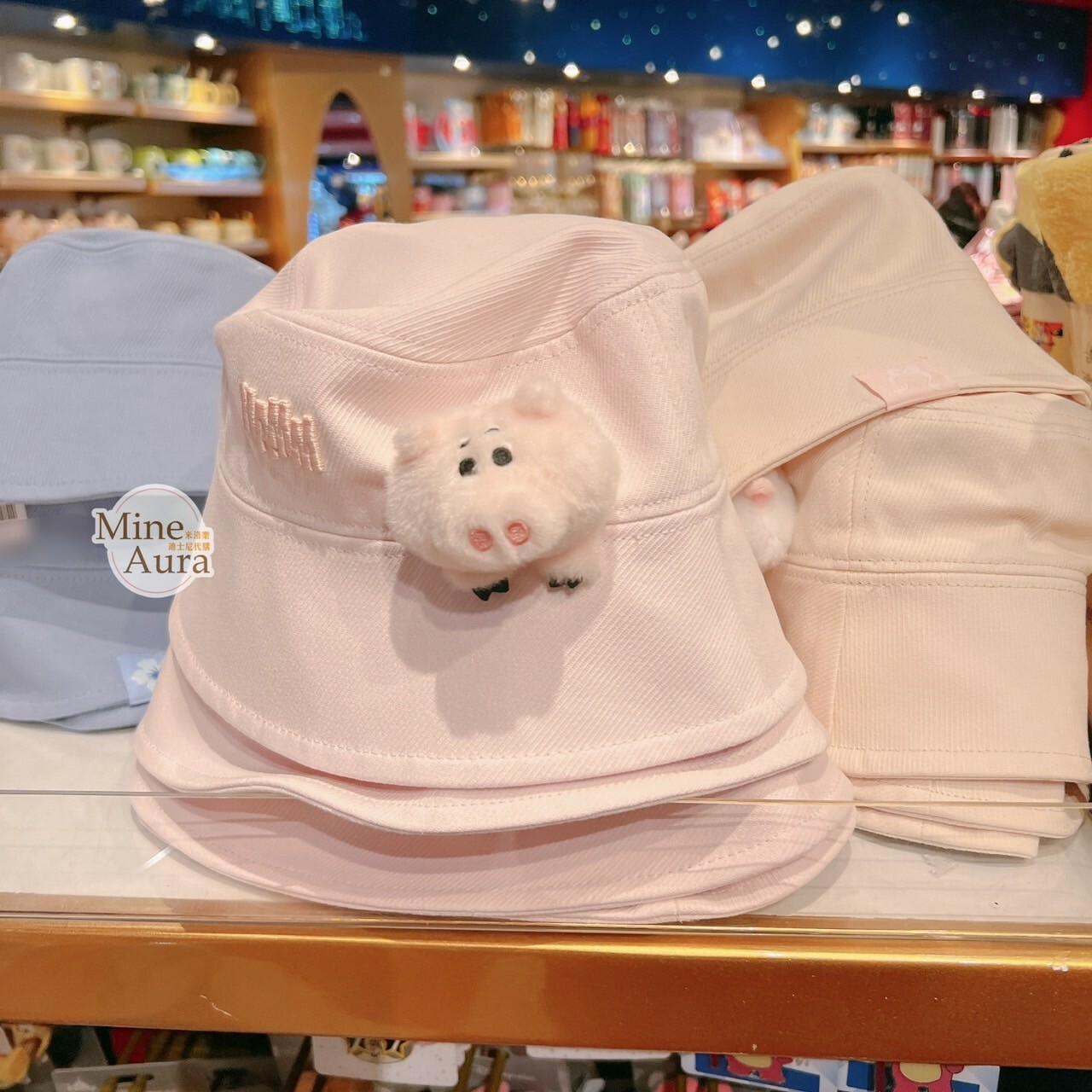 火腿豬 Ham 絨毛趴趴造型 漁夫帽 帽子 玩具總動員 Toy Story -香港迪士尼樂園