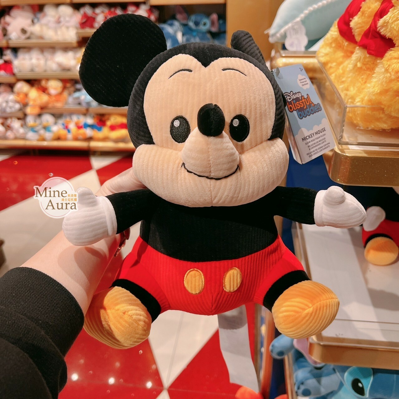 超柔軟系列 米奇 Mickey 娃娃 玩偶 -香港迪士尼樂園