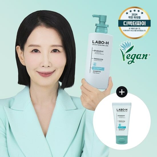 《Olive young連線》LABO-H Dandruff Clinic Shampoo Hair Loss Care 333ml+50ml