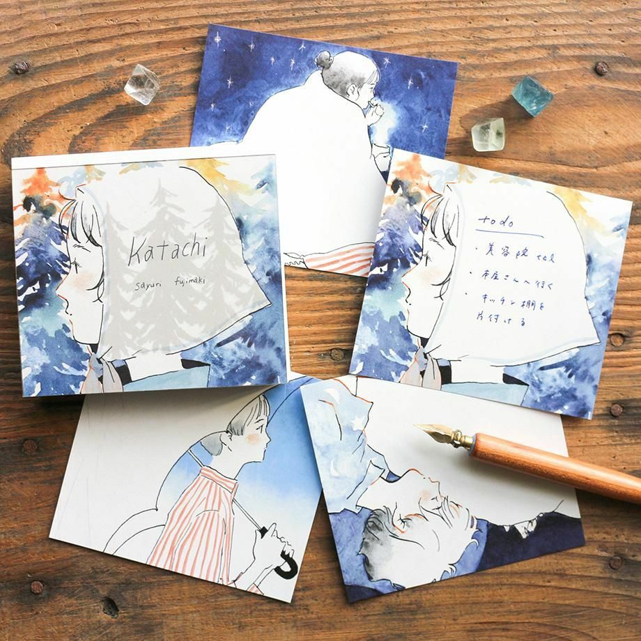 藤卷佐有梨 _ Katachi  120枚便條本 memo｜日本表現社