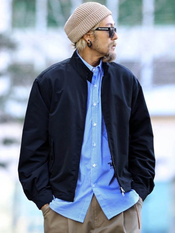 立領雙扣雅痞夾克