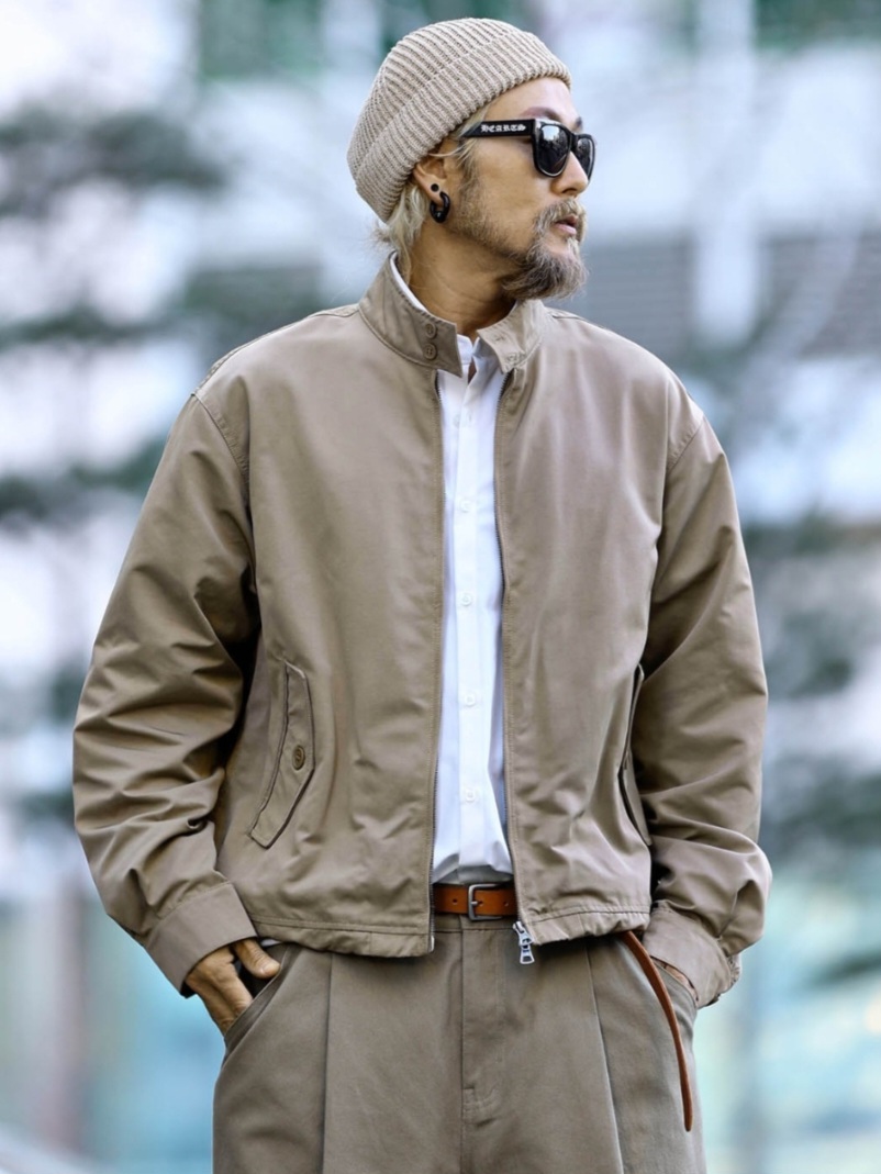 立領雙扣雅痞夾克