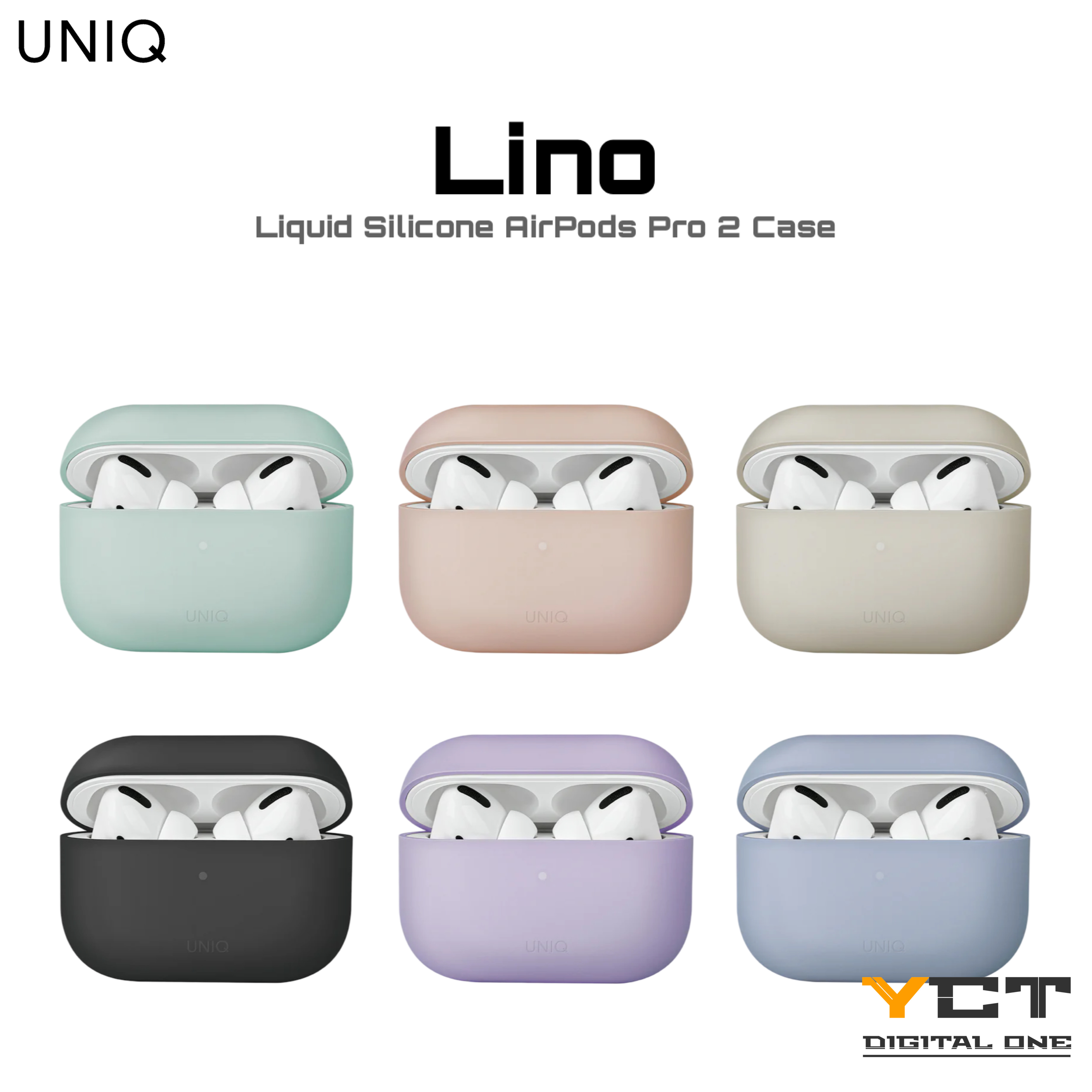 UNIQ Lino Liquid Silicone AirPods Pro 2 保護殼