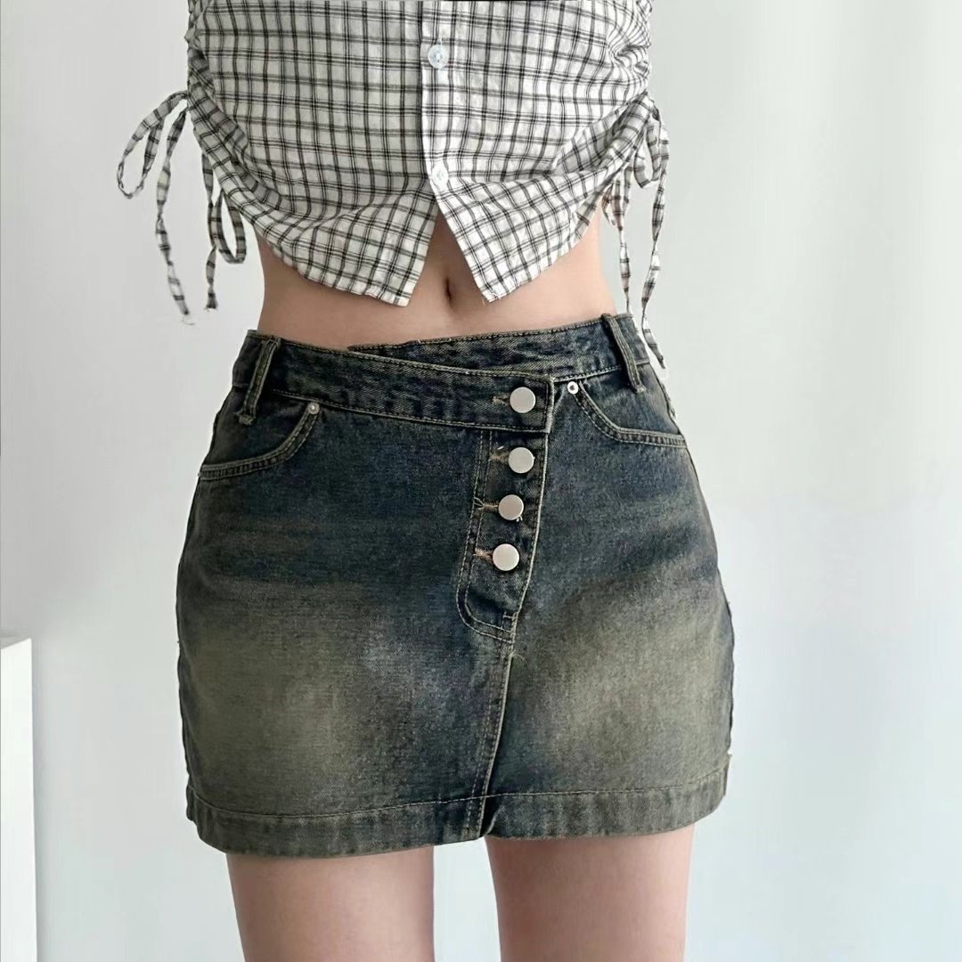 5029刷舊牛仔短裙