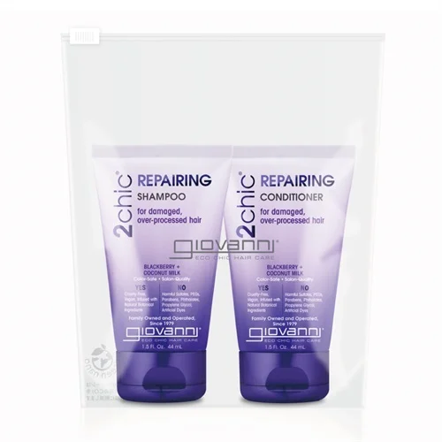 [限定] giovanni x Miffy Travel Shampoo & Conditioner Set  Damaged Hair