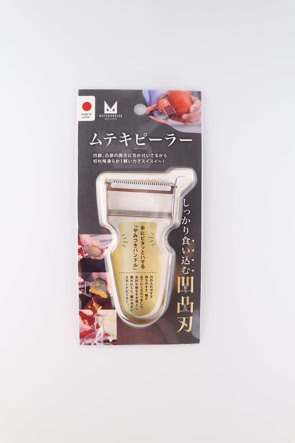 《日本協和工業》MUTEKIPEELER系列 不鏽鋼料理凹凸型削皮刀