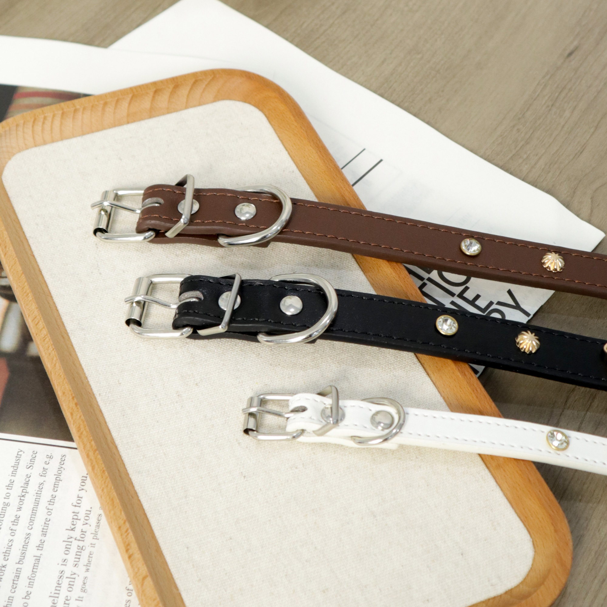 Vegan Leather Pet Collar