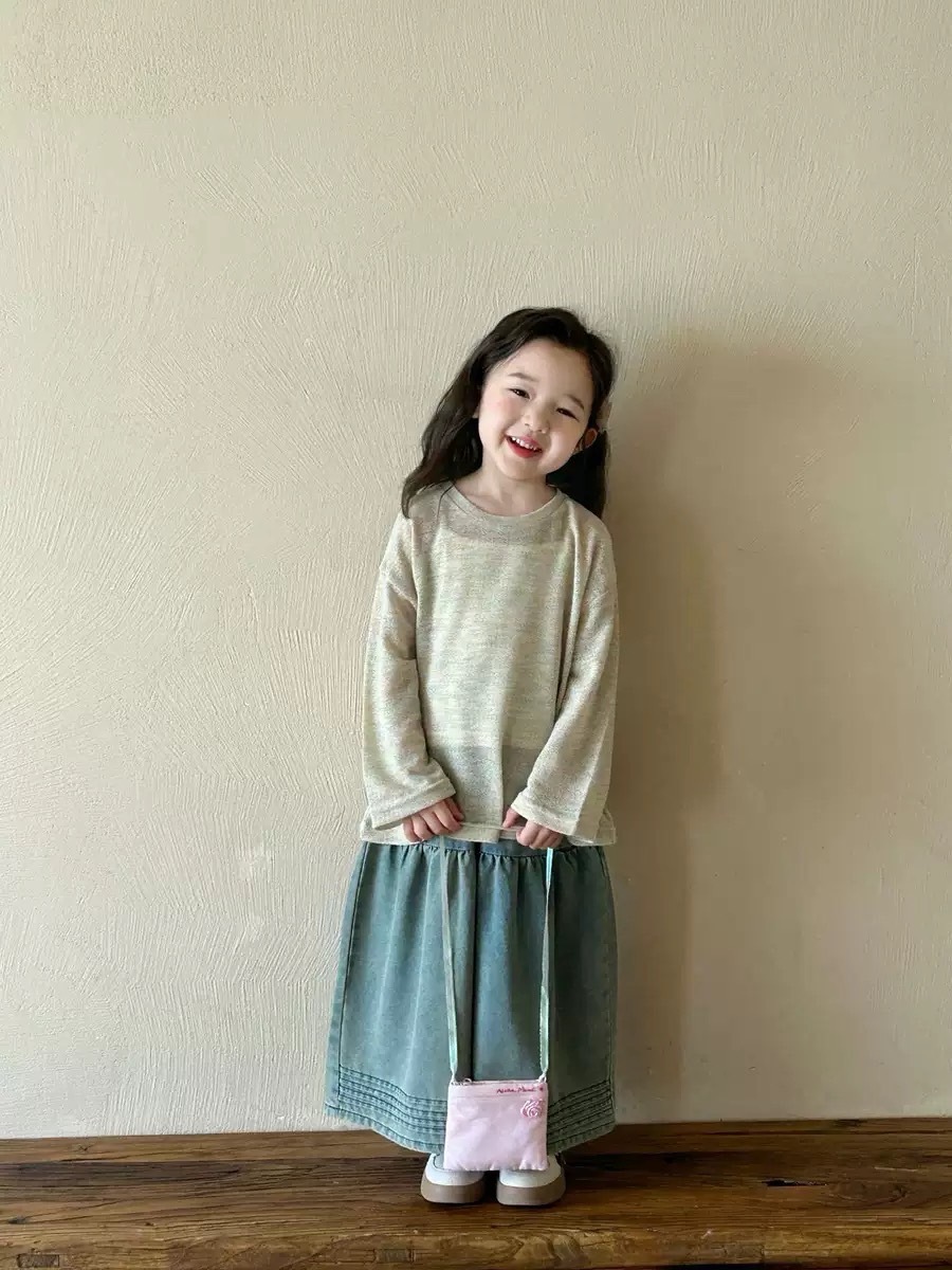 兩件式寬鬆薄透上衣