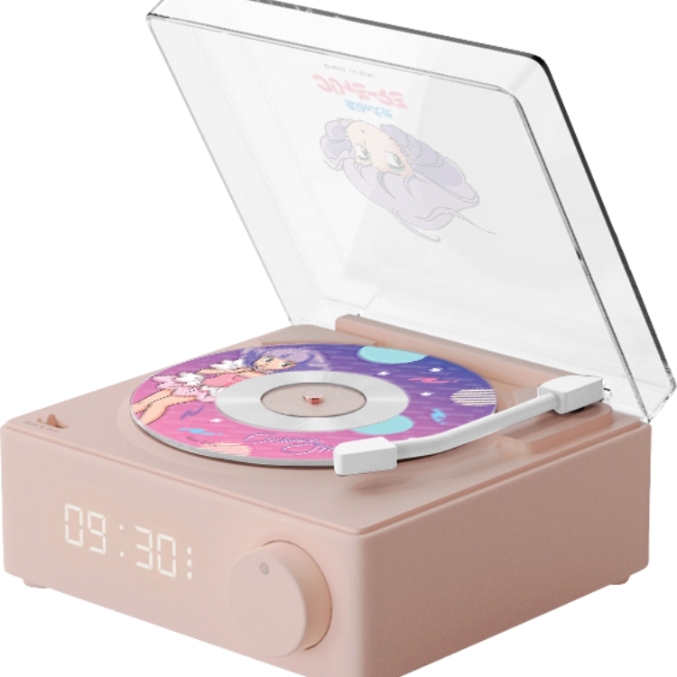 Vintage Vinyl Style Bluetooth Speaker - 魔法小天使