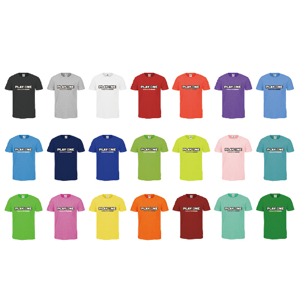 PLAY ONE(籃球) - 排汗短T (共21色)