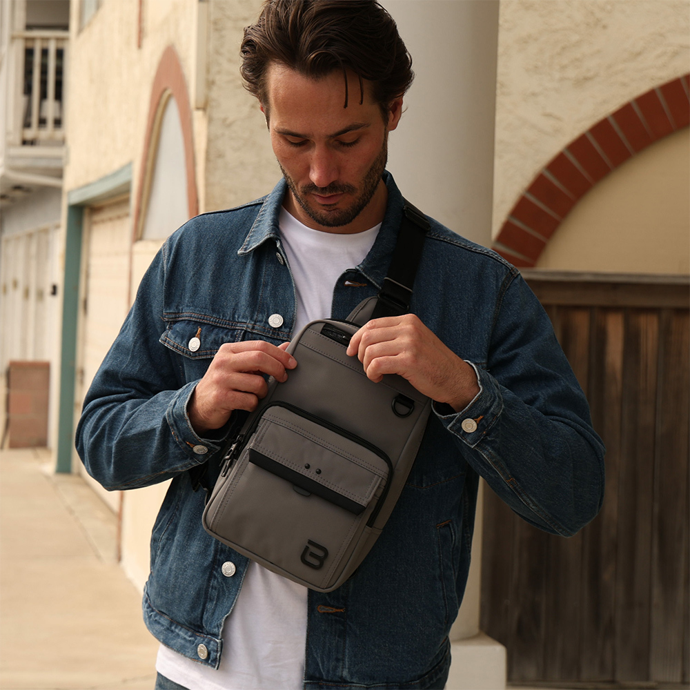 beside u ZOE 防盜胸包 防潑水斜肩包 多格層機能男包 BMAL系列