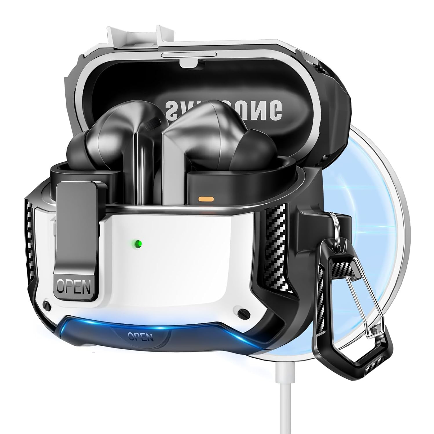 【部份現貨】 XPRO - Mag Shield Lock - Galaxy Buds 3 Pro Case 高度防撞安全鎖支架磁吸充電保護套