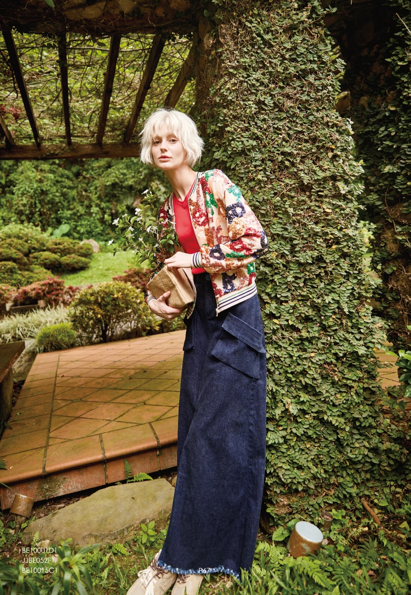 BE10015C2 流蘇牛仔長A裙