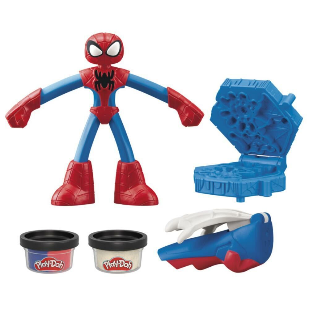 《 Play-Doh 培樂多 》 孩之寶 培樂多Play-Doh 漫威英雄人物遊戲組 SPIDER MAN