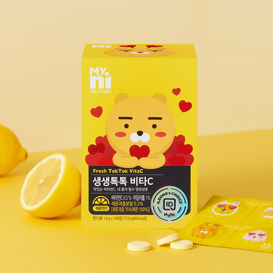 韓國 日東 Ryan 維他命c 口含片-108顆入