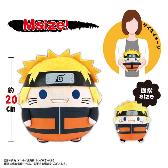 226385 Pbandai 預訂 2025/7月 NARUTO-ナルト- 疾風伝　ふわコロりんMsize