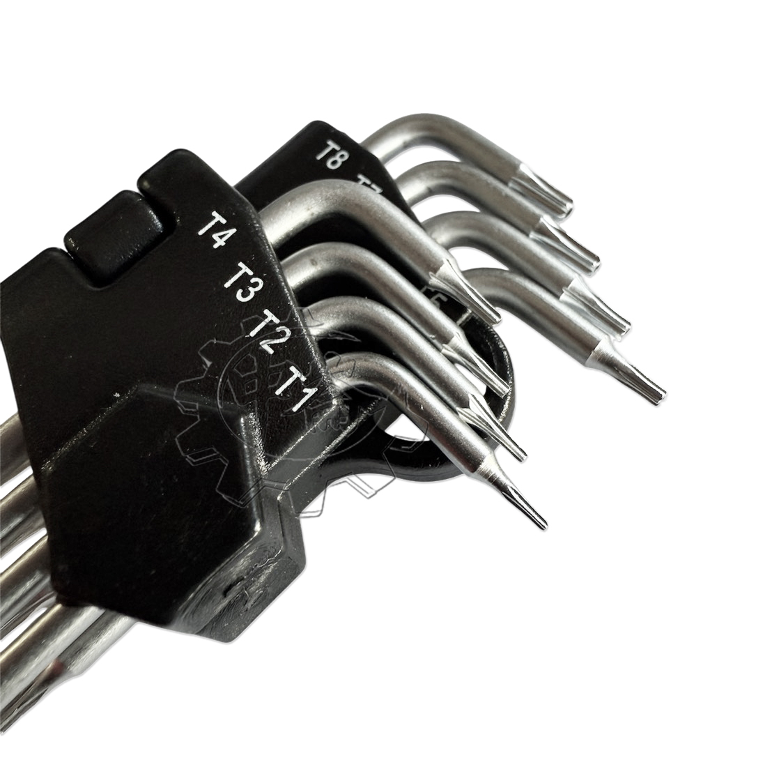 ＊中崙五金【附發票】 NODA 超迷你極短星型板手組 T1~T8 套筒板手組 S2材質 ST-85TD