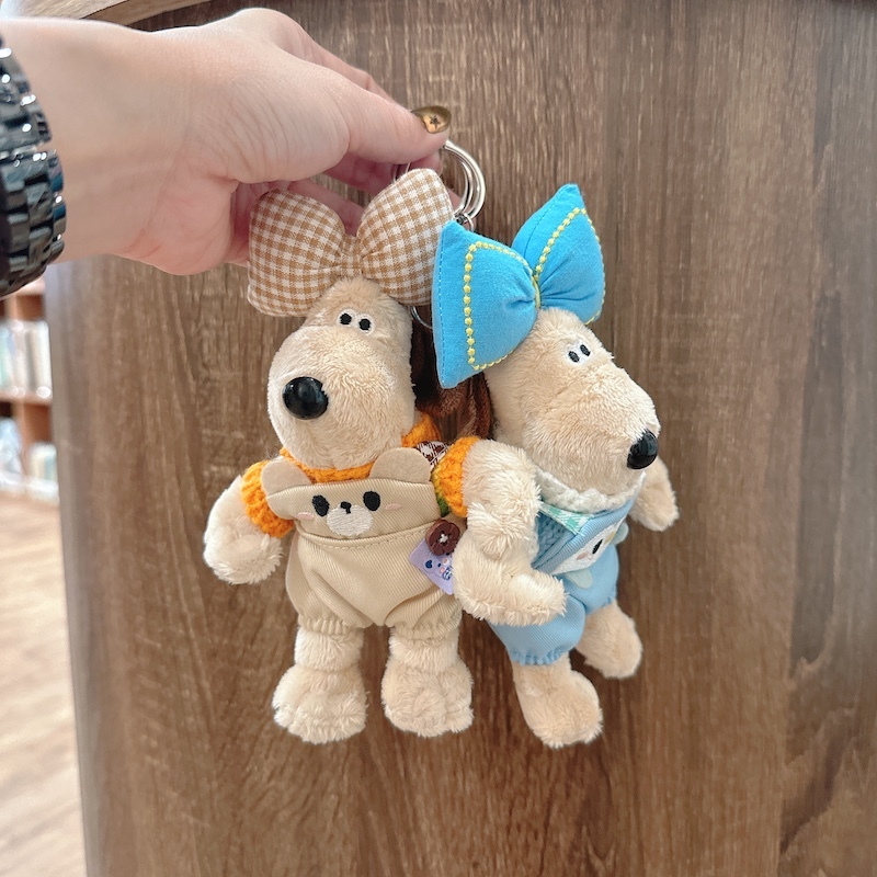 《03062》企鵝與熊熊吊帶褲掌門狗吊飾