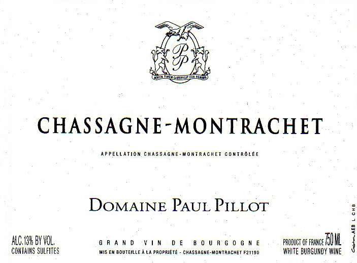 Paul Pillot Chassagne Montrachet 2022