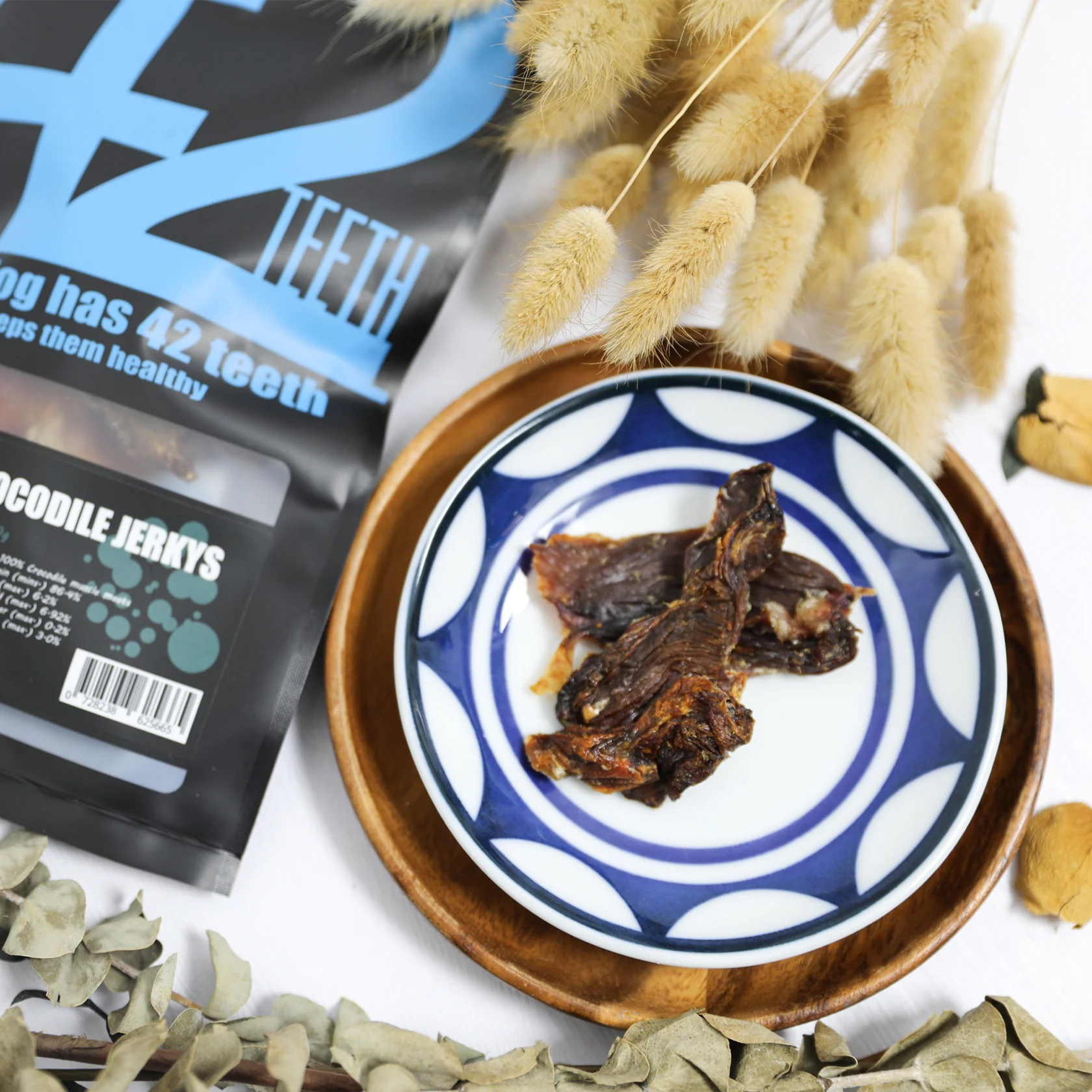 PET PACK 天然潔齒骨42系列 - 風乾鱷魚肉 70g