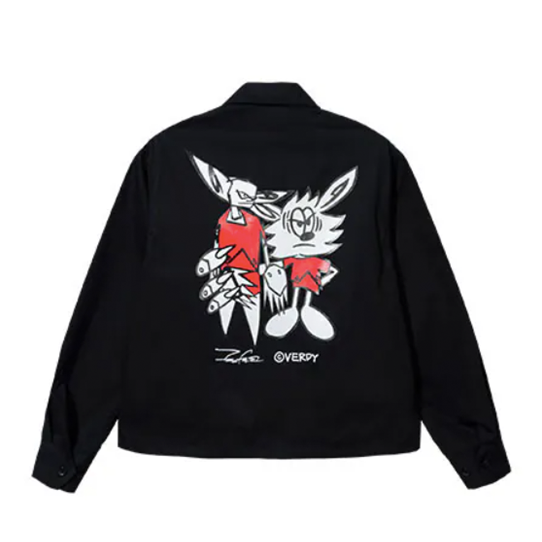 限定 FUTURA X VERDY Jacket - Black Futura X Verdy X Complex Jacket 塗鴉工作外套黑| FLOMMARKET