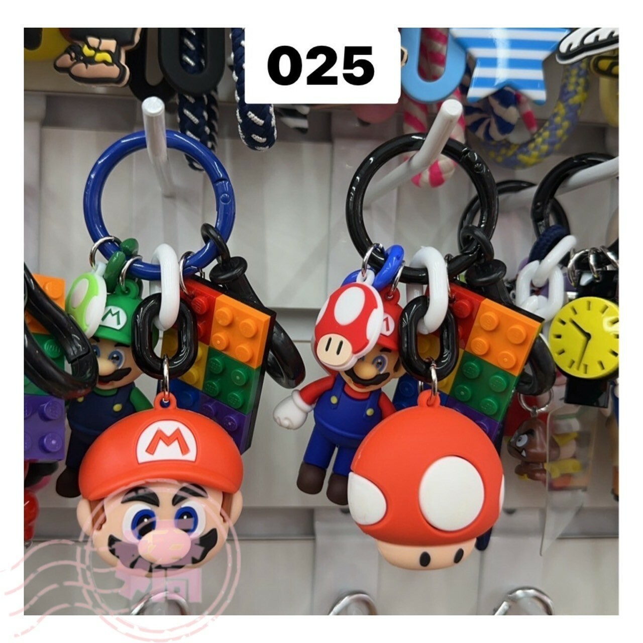 K30025大馬力歐蘑菇掛飾(頭'蘑菇)