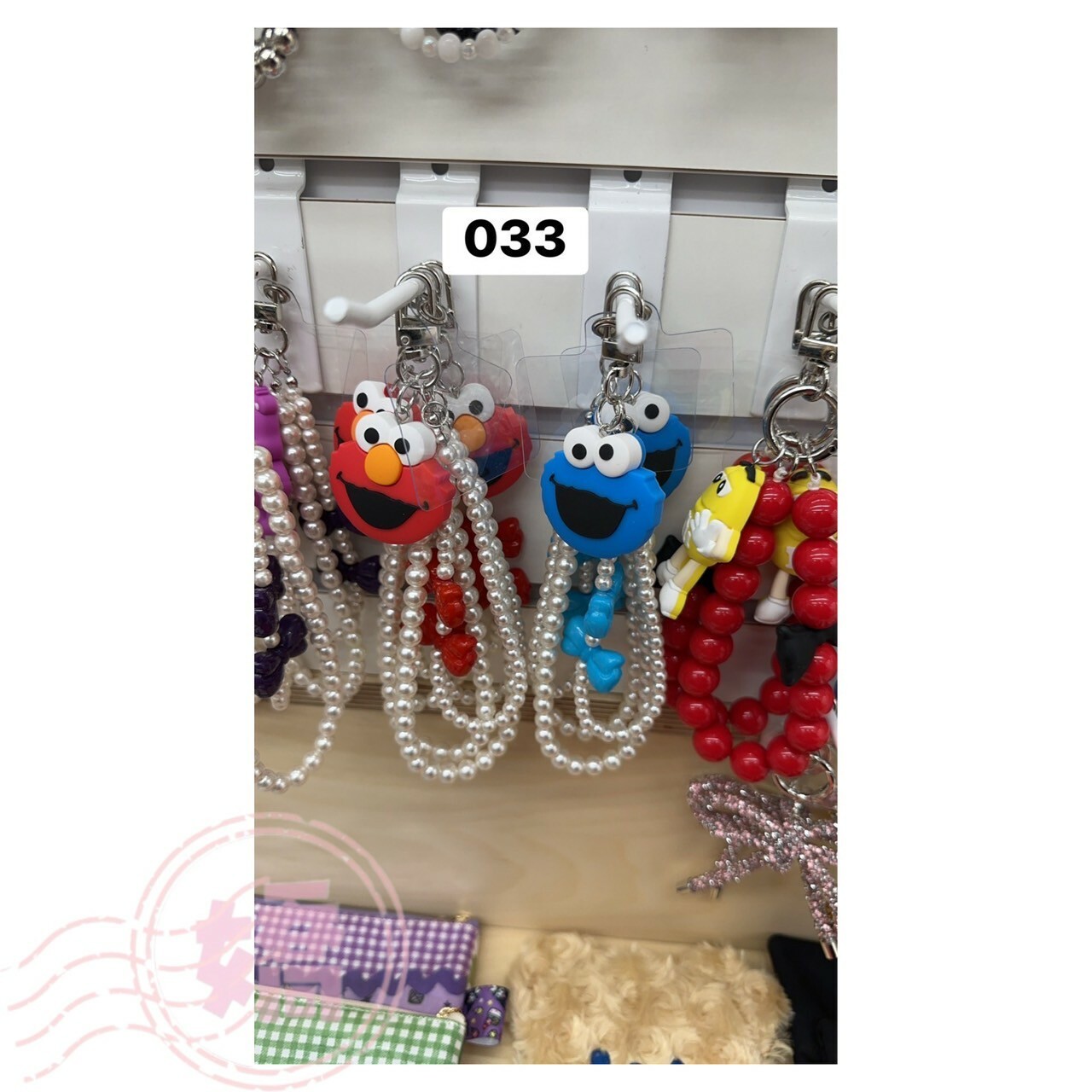 K30033芝麻街掛飾(紅'藍)