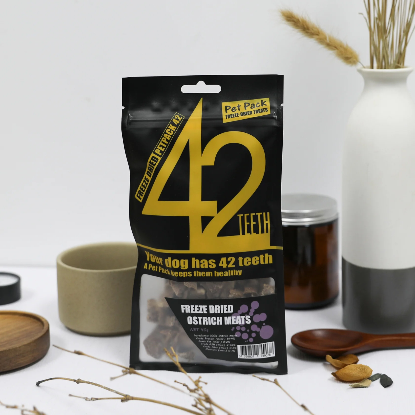 PET PACK 凍乾42系列 - 凍乾鴕鳥肉 40g