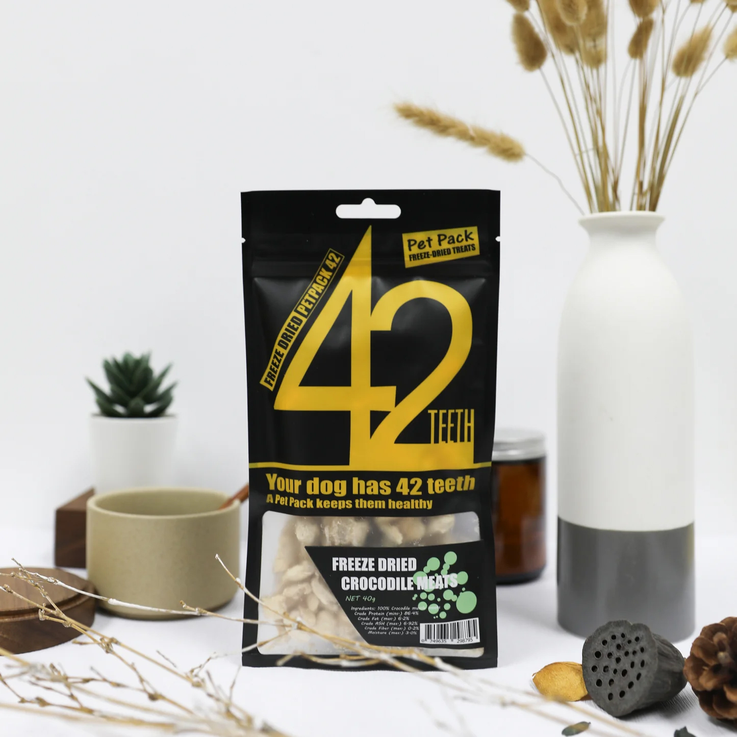 PET PACK 凍乾42系列 - 凍乾鱷魚肉 40g