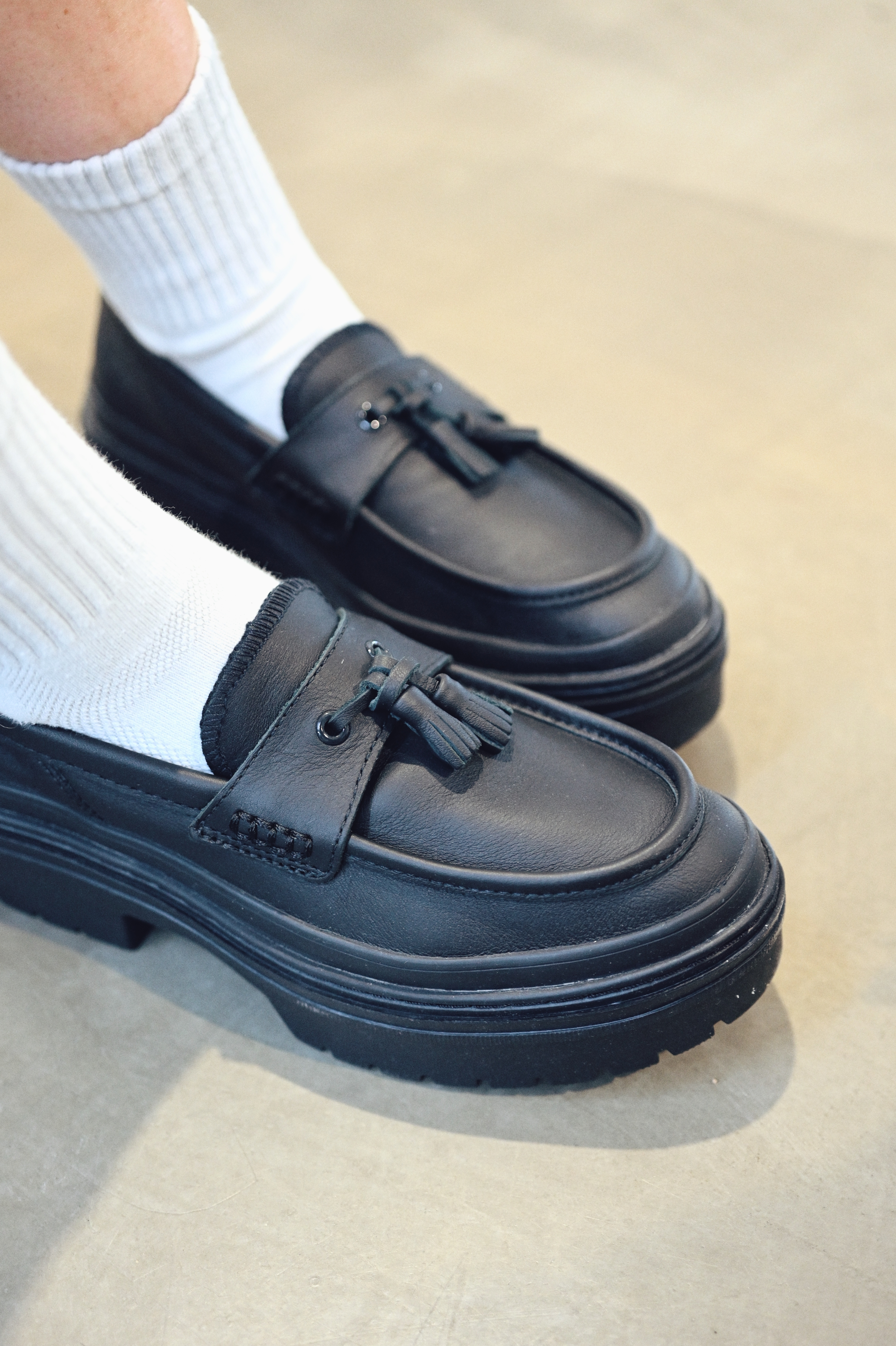 [現貨] Converse Chuck Taylor All Star Lugged Heel Loafer Platform Leather Black A14707C