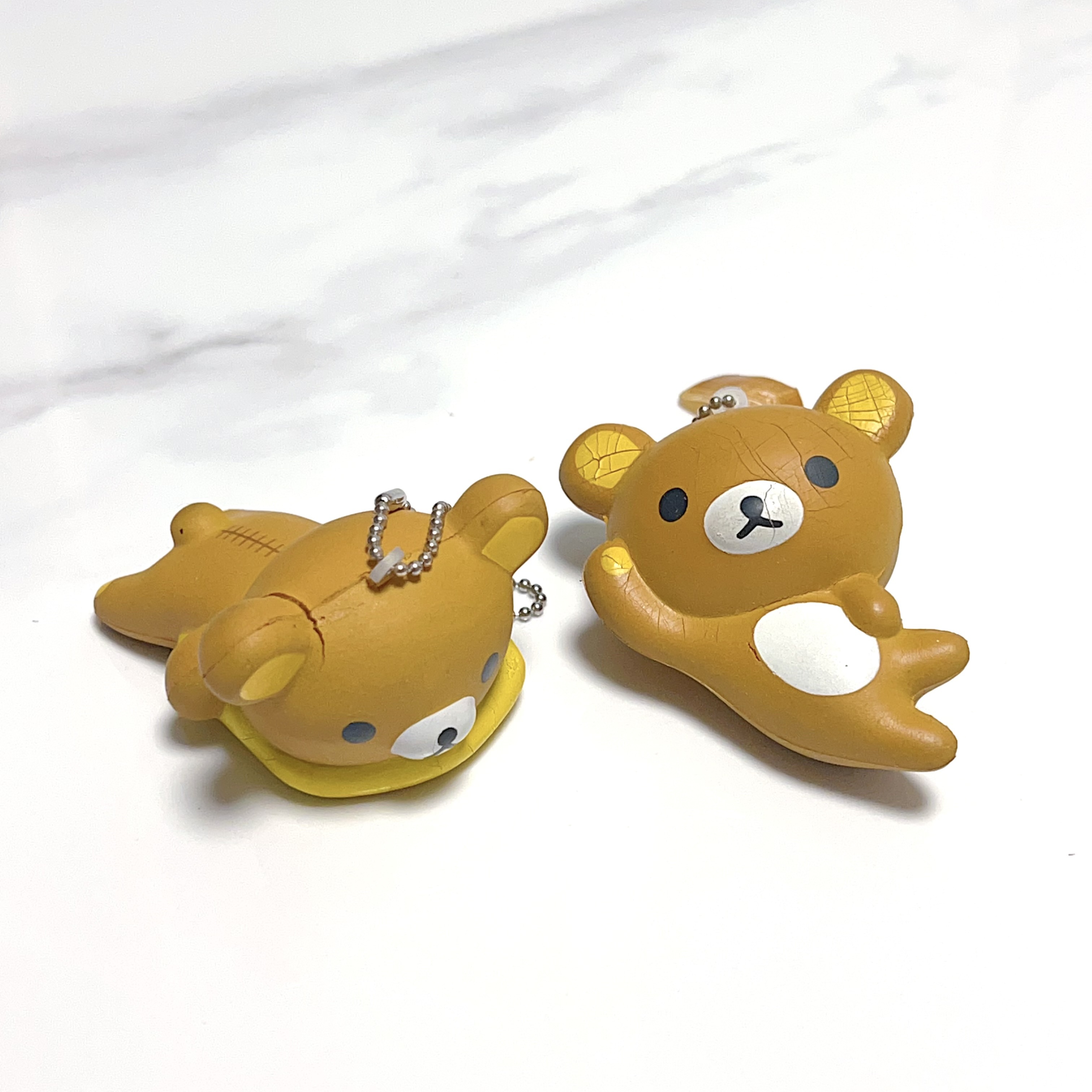 [2 pcs SET] Rilakkuma defeated vintage squishy set