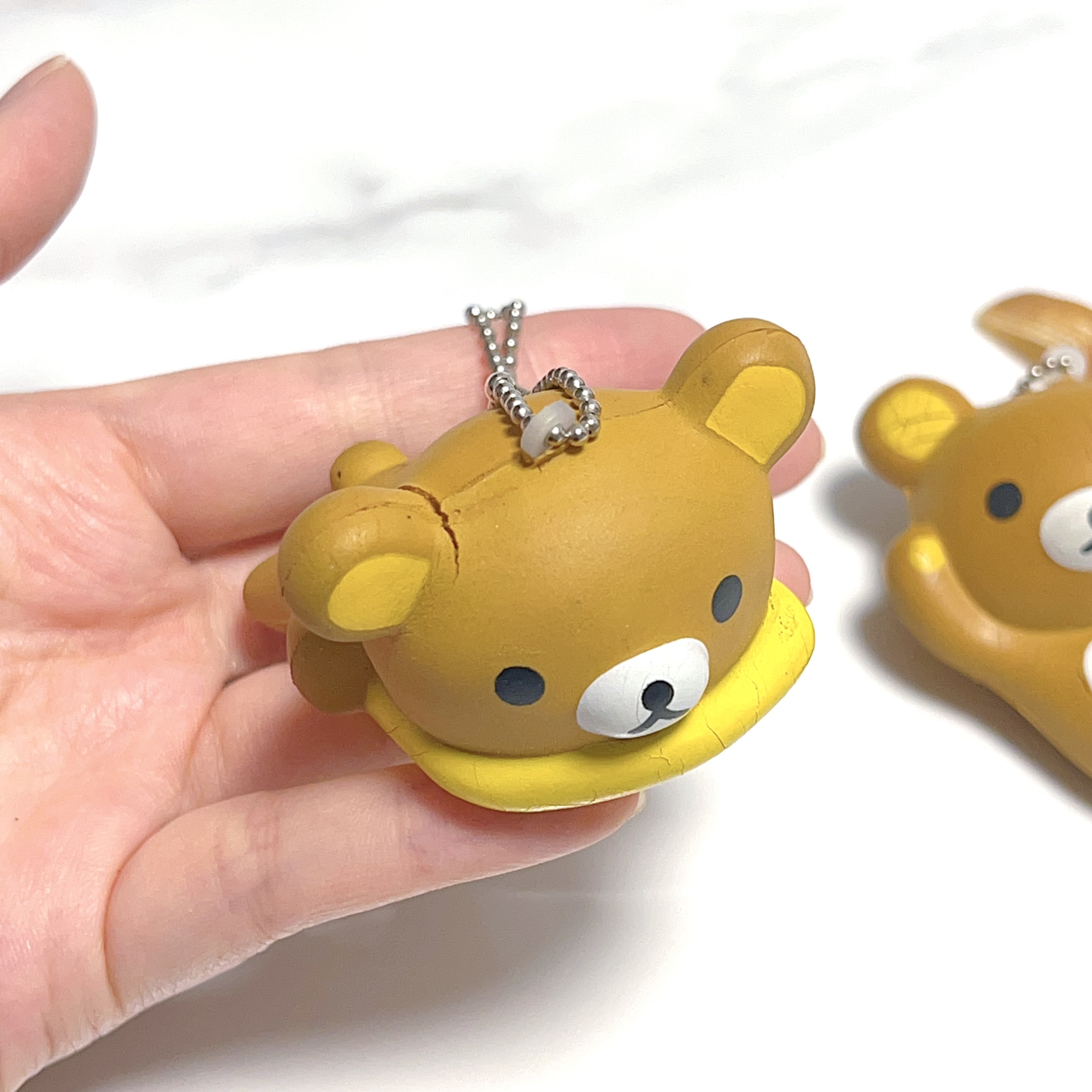 [2 pcs SET] Rilakkuma defeated vintage squishy set