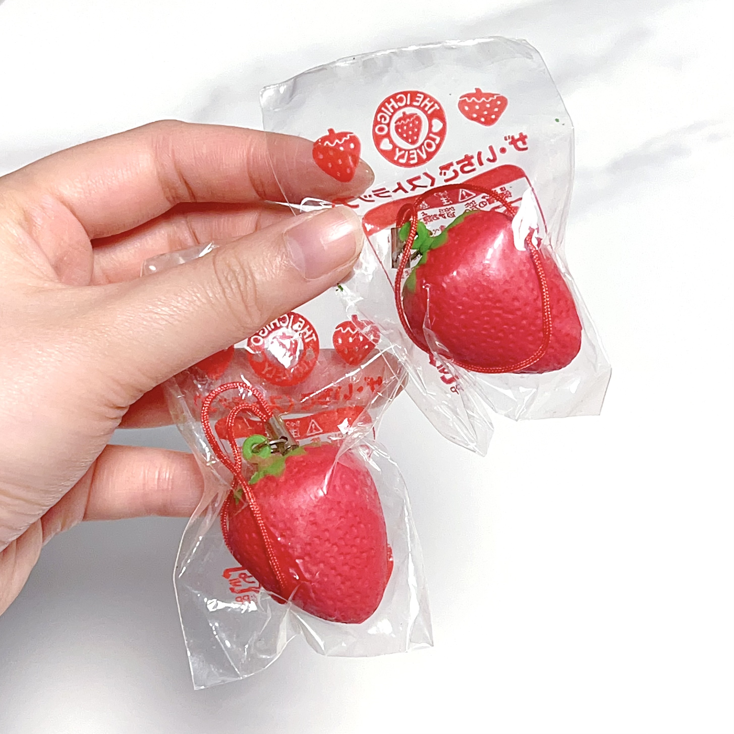 Vintage Ibloom strawberry chocolate banana waffle squishy