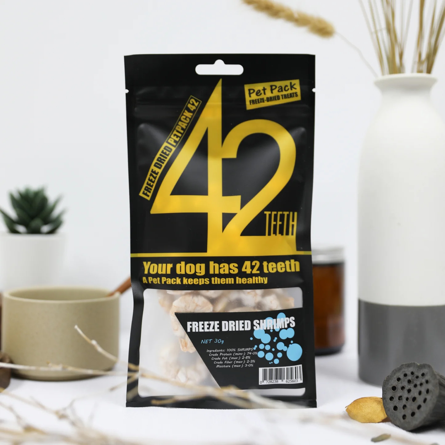 PET PACK 凍乾42系列 - 凍乾鮮蝦肉 25g