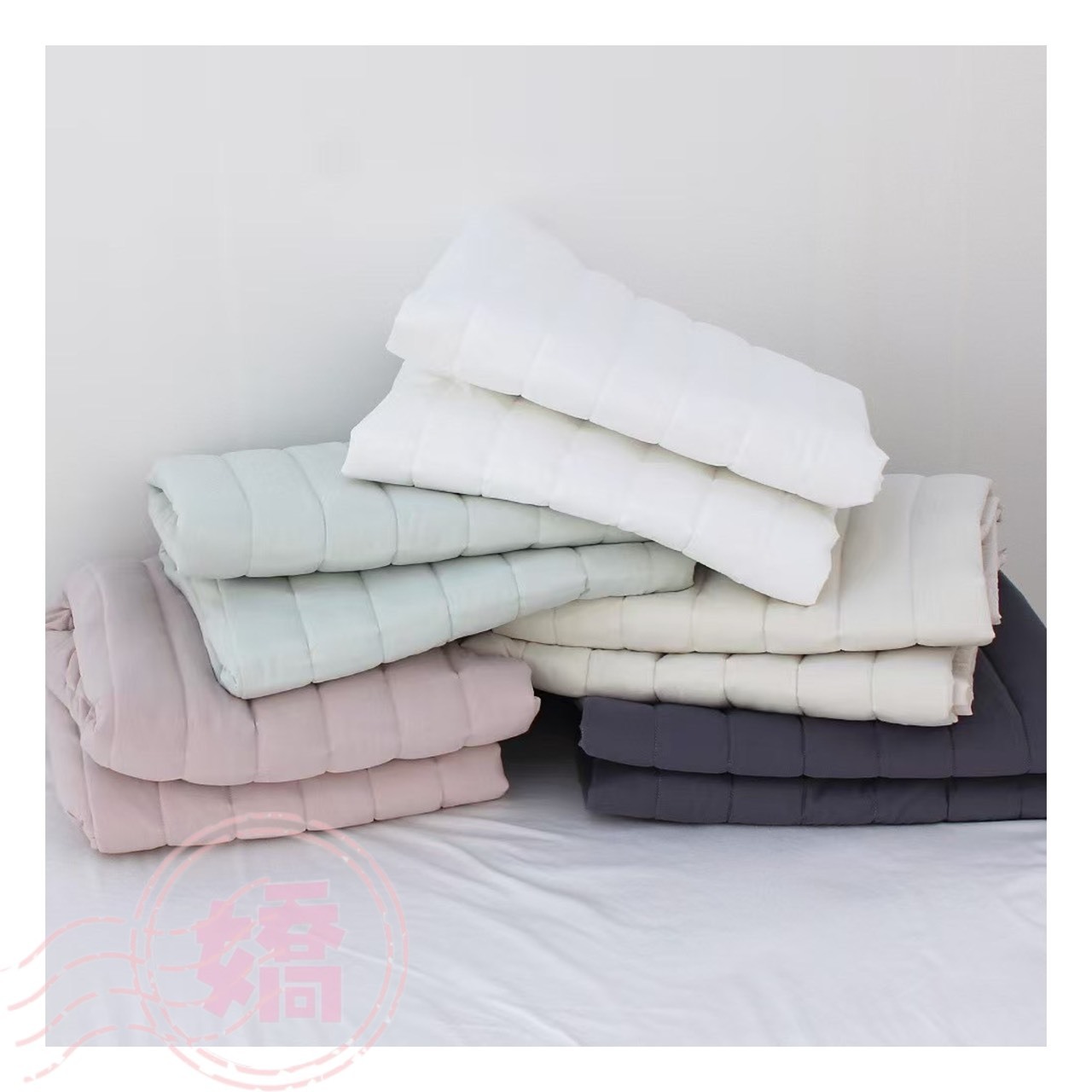 K31002全素面床墊(加大'大'小)(白'綠'米'粉'深灰'深藍'淺灰)