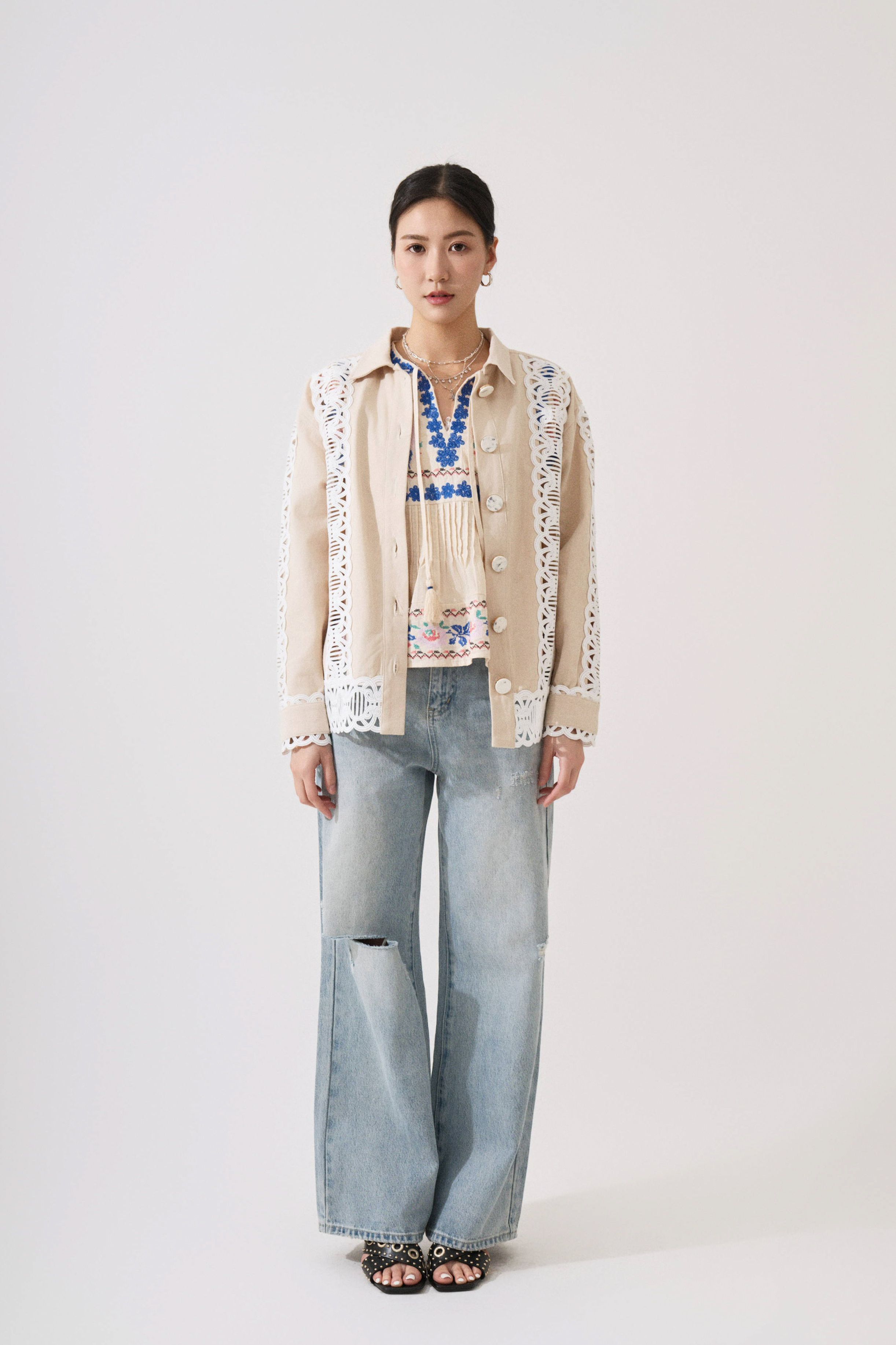 SS25_0007（外套＋上衣＋牛仔褲）