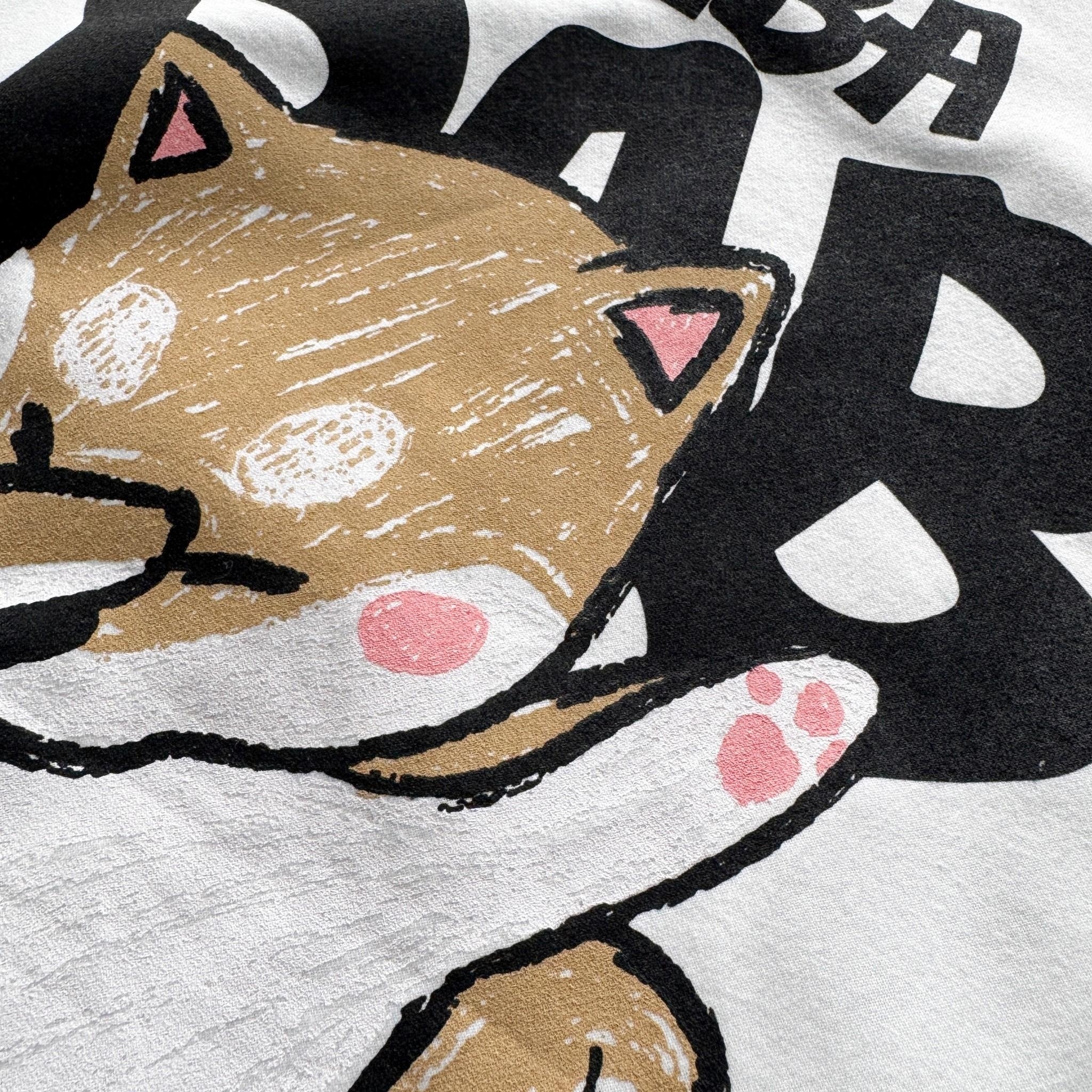 韓國短袖 Shiba 柴犬手繪短T 80828